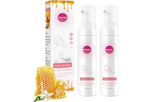 MEIFIYU Haarentfernungsschaum 2 PCS Enthaarungsschaum Haarentfernung Schaum Belle Body Haarentfernung Sanftes Honig-Mousse-Haarentfernungs-Cremespray für Männer und Frauen (100 ml)