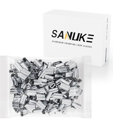 thumbnail image 2 of 20 PCS 5/16 Inch Steel Cable Thimbles - Zinc Plated Wire Rope Ferrules 2 of 14