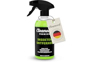 ‎CLEANEED Cleaneed Premium Insektenentferner – Made in Germany – Extra stark, Rückstandsfrei, Garantiert Lackverträglich, Einfacher Auftrag 500ml