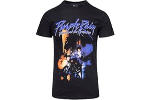 TEE SHACK Prince Purple Rain T-Shirt