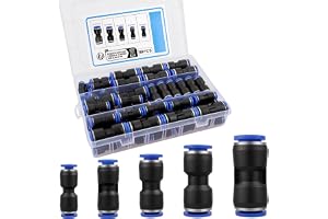 Pneumatiska Kontakter Snabbkontakt Set (4mm/6mm/8mm/10mm/12mm(60 Stück))
