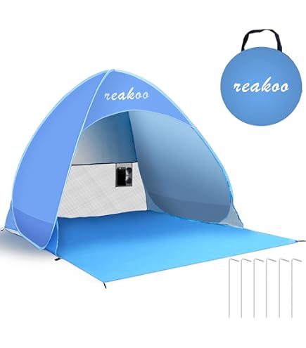 BÉABA, Tente de Plage, Tente anti UV Bébé 2 en 1, 0-24Mois, Protection Solaire Maximale UPF50 , UV filtrés, Ventillation 360°, Moustiquaires, Spacieuse, Système Pop-UP, Sac Transport, Breezynest