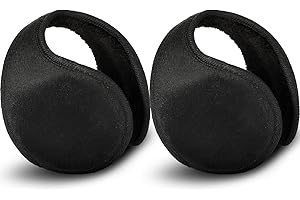 SATINIOR Fleece-Ohrenschützer, Winter-Accessoire für Männer, Frauen & Kinder, 2 Packungen