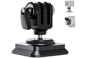 PGYTECH Action Camera Arca-Typ Schnellwechselplatte, 360° Drehung, für Gopro, Insta360, DJI Osmo Action/Pocket und die meisten Action-Kameras