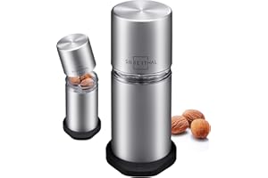 SILBERTHAL Macina noce moscata | Trita noce moscata | Grattugia noce moscata | Macina manuale noci con capienza per 4 noci moscate