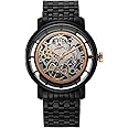 Titan Mechanical Slimline Black Dial Mechanical Stainless Steel Strap Analog Watch for Men-NS90158KM01/NT90158KM01