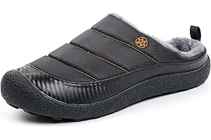 Gaatpot Unisex Adulto Zapatillas de Casa Invierno Cálido Fluff Pantuflas Zapatos de Casa Interior Suave Algodón Zapatilla Antideslizantes 36-43