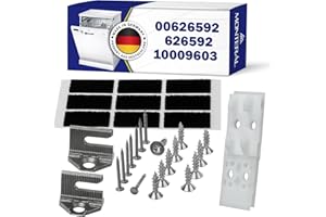 Montagesatz für Befestigung Tür an Frontblende des Geschirrspüler Vollintegrierbar mit dem Originalcode 10009603 00626592 626592 für Bosch für Siemens - MADE IN GERMANY - MONTERAL