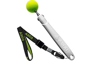 ASCO Target Stick muñequera Extensible para Perros, Gatos, Caballos, Entrenamiento y educación con clickers, de Acero Inoxidable, función telescópica 17 - 73 cm, Blanco AC05TS