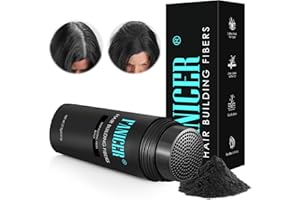 VIEXPAND 27.5G Fibre per capelli,Hair Fibers,Hair Fiber per l'infoltimento dei capelli,Polvere anti diradamento per capelli fini,Polvere Volumizzante Capelli,per capelli più spessi e pieni(Nero)