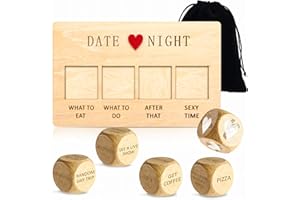 WEILAOK Date Night Dice, Date Night Ideas, Valentines Games, Dice Game, Date Night Ideas for couples, Date Night Game for Valentine's Day, Date Night, Birthdays, Anniversaries, etc