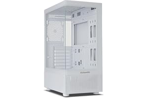 NOX Xtreme Products Hummer Vision White - Semitorre ATX | M-ATX, Ventana Lateral y Frontal Cristal Templado, Espacio para 5 Ventiladores, Compatible con gráficas de hasta 300mm, USB 3.0, Color Blanco