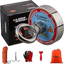 Magnete Da Pesca 180KG Mutuactor - Con Corda 20m Per Recupero Oggetti | N52 Neodimio