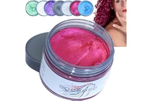 GOCBOBO Coloration Temporaire Cheveux Cire de Couleur Cheveux Lavable pour Cosplay Halloween Fêtes Cire Colorante Cheveux