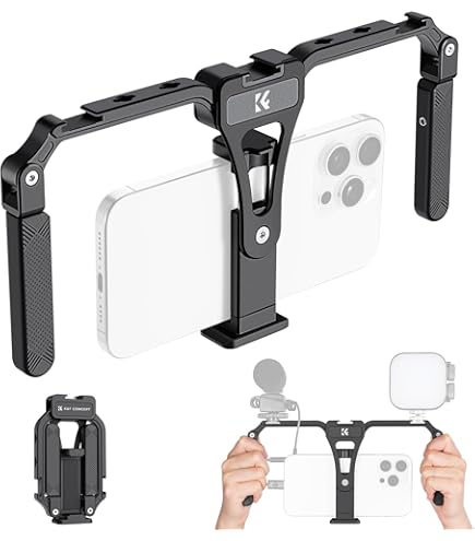 Multi-function Smartphone Video Rig Filmmaking Vlogging Cage Handheld - View #11
