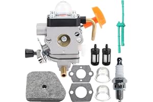 ZAMDOE FS90R Carburatore per STIHL FS87 FS87R FS90 FS90R FS100 FS110 FS110X FS130R FS130 HL90 HL100 HT100 HT101 KM90 KM100 SP90 FS110R KM110R FS100RX KM90R KM130R Decespugliatore 41801200607 C1Q-S174