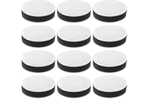 Qianyu 8 Stück Möbelerhöhung Selbstklebend Betthöher rutschfest Tischerhöher Sofaerhöher Möbelerhöher 6.5 cm im Durchmesser Fügt 1.5 cm Höhe zu Möbelfüße mit Filzunterlage