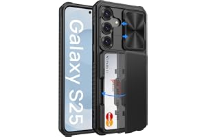 Vihibii för Samsung Galaxy S25 fodral med korthållare (4 kort)
