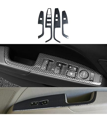 8-Piece Door Pillar Window Trim Kit For 2017-2020 Hyundai Elantra - Black Plastic Anti-Scratch Cover