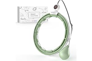 FITMIND Smart Hula Hoop Reifen Erwachsene, Hula Hoop mit Gewicht Kugel, Hoola Hoop zum Abnehmen für Anfänger Hula Hoopers Gewichtsverlust, 16 schnell abnehmbare Segmente