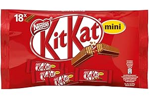 KitKat Nestlé Mini Wafer Ricoperto di Cioccolato al Latte, 18 Snack da 16.7 g