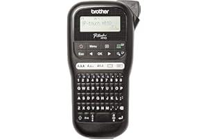 Brother PT-H110 Etichettatrice Palmare per Casa e Ufficio, fino a 12 mm