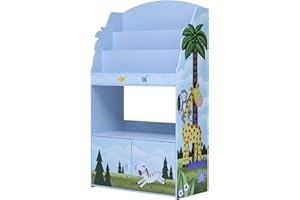 Fantasy Fields Sunny Safari Kids Libreria in Legno a 3 Livelli e archiviazione Multi TD-13394SS
