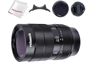 PERGEAR 60mm F2.8 II Vollformat-Makro Objektiv mit 2-facher Vergrößerung für Sony E-Mount, Manueller Fokus und Große Blende, Kompatibel mit spiegellosen Sony E-Mount-Kameras Alpha a7 a7II a7III a7R