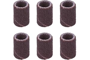 Dremel 438 Bande di levigatura in confezione multipla, 6 bande di levigatura (6,4 mm - grana 120) per levigare, modellare e levigare legno e plastica