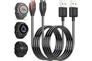 ASDONAL Ładowarka kompatybilna z Garmin Fenix 7 7S 7X 6 6S 6X Pro 5 5S 5X Plus, Epix 2, Forerunner 745 935 945 45S 245,Approach S10 S40 S60,Vivoactive 3 4 4S,Vivomove 3 3S,Instinct,Venu 2 Plus 2S Sq