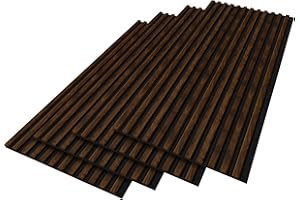 Stegu PROLINE lamelles acoustiques Noisette – 120x60 cm, 4 pièces – certification FSC® – panneaux acoustiques – absorption sonore et décoration murale stylée