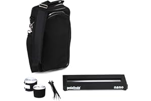 Pedaltrain PT-NANO-SC Nano Effects Pedal Board with Soft Case 2 Rails - 14" x 5.5"