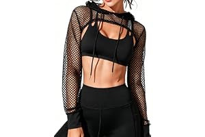 EnixwH Nättopp damer, sexig spetstopp, meshtopp, ren topp, genomskinlig damer, fisknät, crop top för temafest, festival, karn