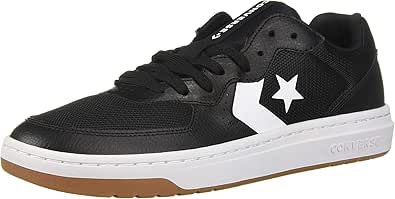 converse ox rival leather trainers