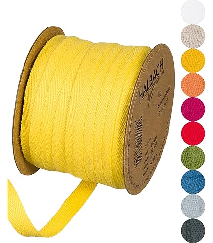 Polycoton Avec Bords Dorés, Ruban Décoratif Pour L'Emballage