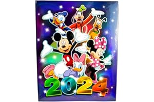7STAR Album photo Disney Mickey Mouse and Gang 2023 10,2 x 15,2 cm pouvant contenir 200 photos.