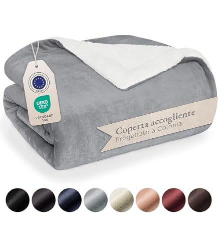 Coperta morbida in flanella stampata con semi di girasole e fragole