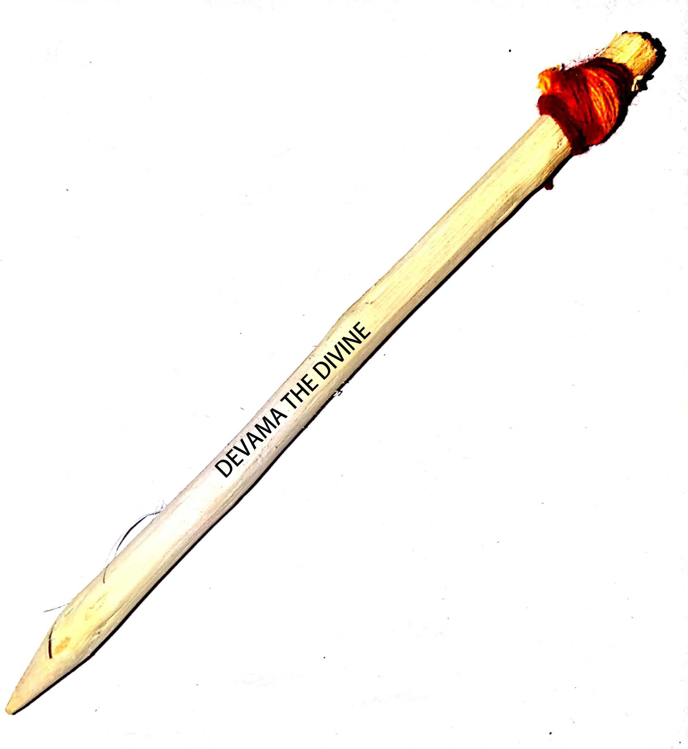 DEVAMA THE DIVINE Wood Pomegranate Stick Pen (Multi)