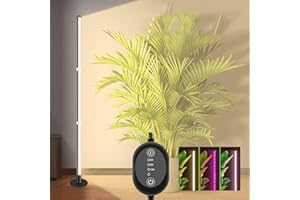 SciFiVisi Pflanzenlampe LED Vollspektrum, 243 LEDs Pflanzenlicht mit Timer 3 Beleuchtungsmodi, Hängend Stehend Grow Lampe für Indoor Pflanze Zimmerpflanzen