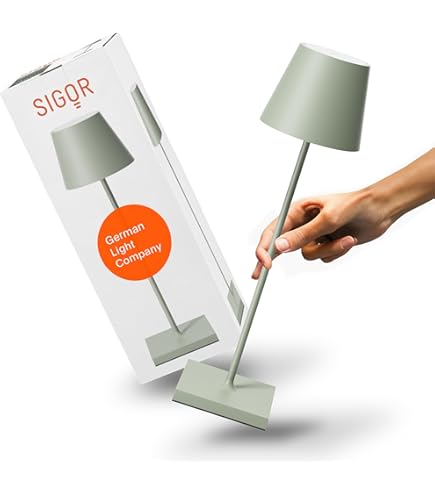 SIGOR Nuindie - Lampe De Table Avec Batterie à LED Variable Pour L