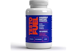 ROAR AMBITION TestoFuel 120 T-Booster Pills - Test Booster for Men - 100% Natural Ingredients - Contributes to Normal Testosterone Levels & Muscle - Vitamin, Fenugreek & Magnesium Booster - UK Made Pro Supplement