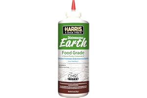 HARRIS Diatomaceous Earth Food Grade, Half Pound with Easy Application Puffer Tip