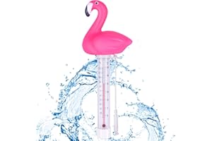 Supamz Pool Thermometer, Poolthermometer Schwimmend Thermometer Pool mit Schnur Bruchfest Wasserthermometer Wassertemperatur Thermometer für Pool, Spa, Whirlpool, Badewanne, Aquarien & Fischteiche
