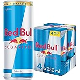 Red Bull Energy Drink Sugar-Free 250 ml (4&rsquo; pack 4x250 ml)