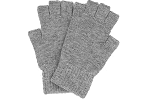 iMongol Pure Merino Wool Woman Merino Women Man Men Half Fingers Mid Fingerless Gloves Mittens
