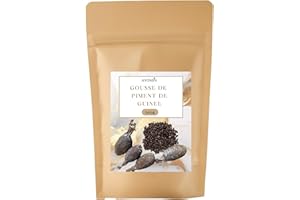 AYOMIN Gousses de Piment de Guinée Maniguette, 4 Pièces, Épices Naturelles d'Origine Ivoirienne