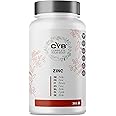 CYB | Zinco 25mg Puro ad Alto Dosaggio - 365 Compresse 1 Anno di Fornitura - Integratore Vegano Quotidiano - Integratori di Z
