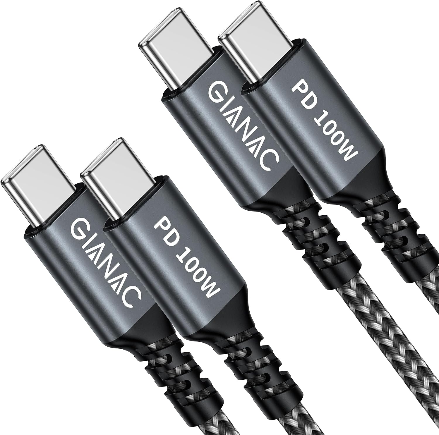 Technische Daten & Spezifikationen : GIANAC 100W USB C Kabel 2 Stück 3M Schnelllad