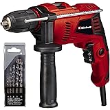 Einhell TE-ID 500 E Trapano a percussione (tensione 220-240 V, potenza 500 W, giri al min. 0-3000, percussioni al min. 0-4800