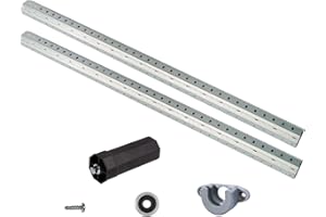 JAROLIFT Rolladenwelle/Stahlwelle Wellenset SW40 Achtkant für Vorbaurolladen - bis 205cm